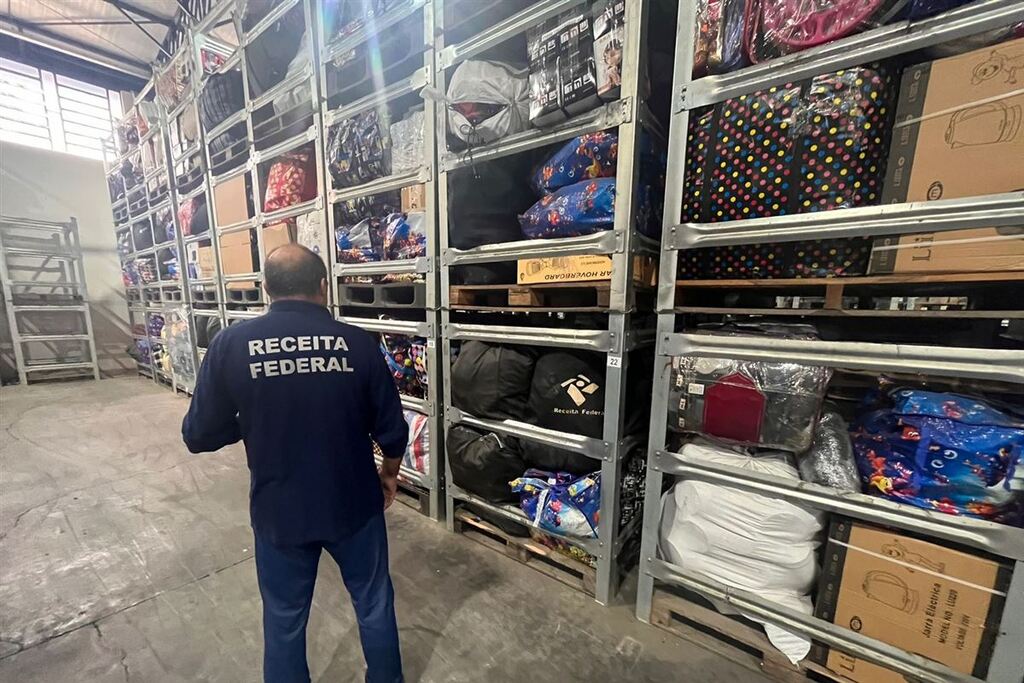 Receita Federal de Santa Maria apreendeu mais de R$ 33 milhões em mercadorias e veículos no ano de 2023
