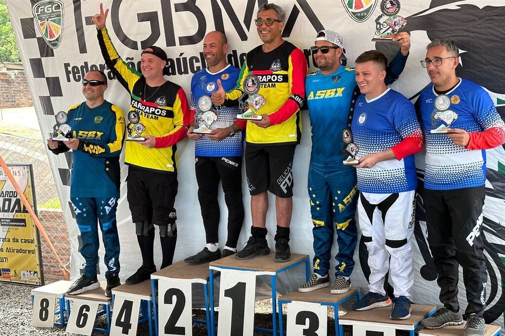 Pilotos santa-marienses sobem 13 vezes no pódio durante 1ª etapa do Campeonato Gaúcho de Bicicross