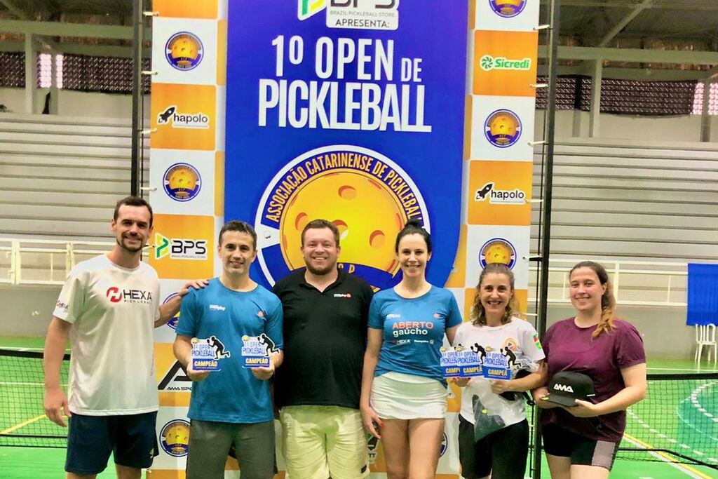 Atletas de Santa Maria conquistam bons resultados em competição de pickleball