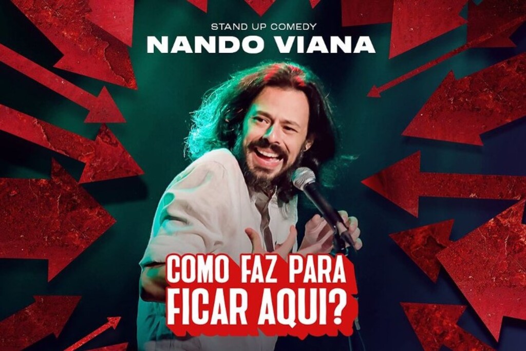 Humorista Nando Viana retorna a Santa Maria com espetáculo que fala sobre ansiedade Humorista Nando Viana retorna a Santa Maria com espetáculo que fala sobre ansiedade