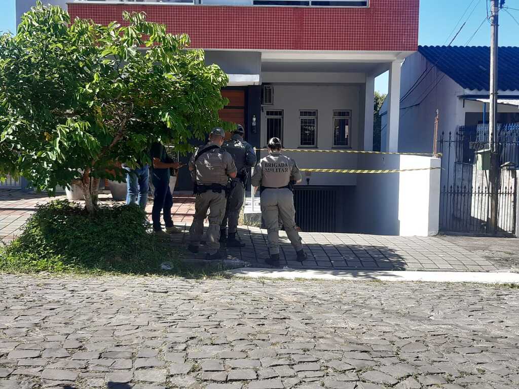 Foto: Mateus Ferreira - Local está isolado pela Brigda Militar