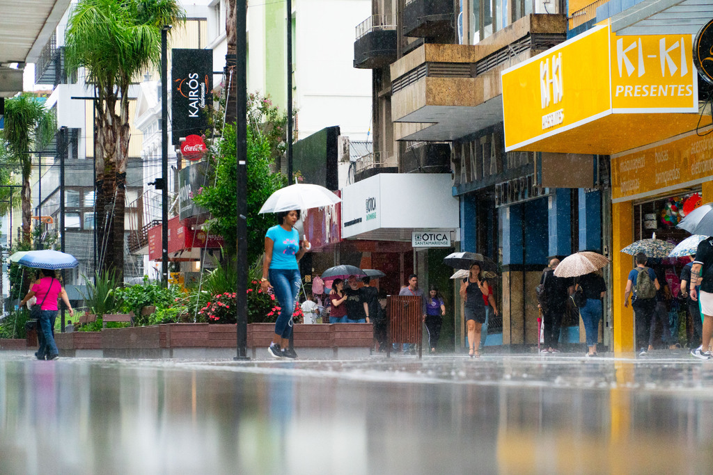 Chuva ultrapassa média para todo o mês de março em Santa Maria