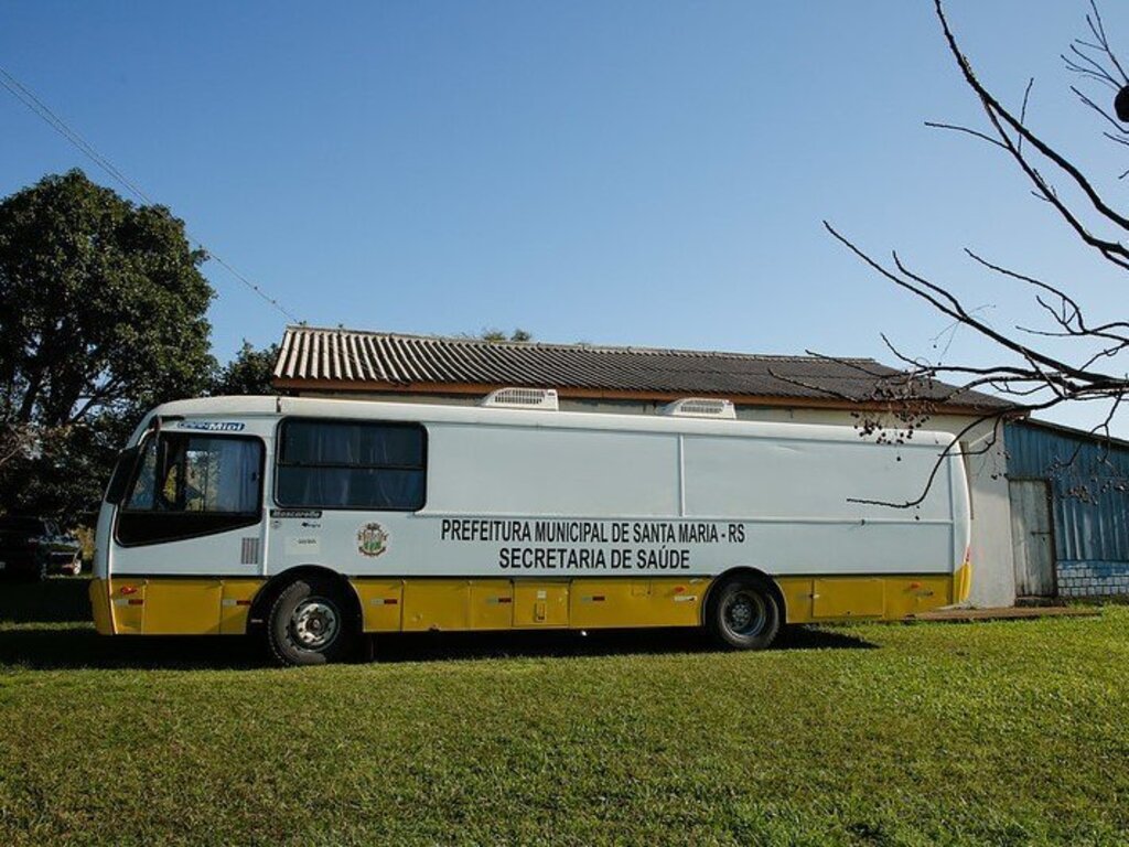 Veja a agenda de atendimentos gratuitos da Unidade Móvel de Saúde para o mês de abril em Santa Maria