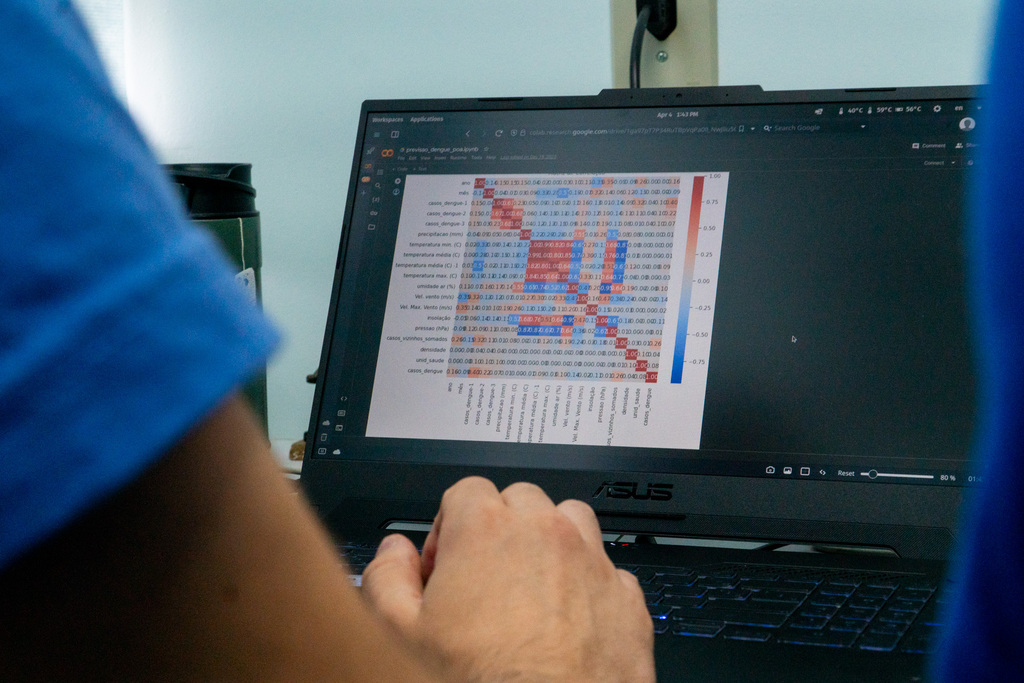 título imagem Inteligência artificial e dengue: projeto da UFSM investiga como algoritmos podem prever surtos da doença