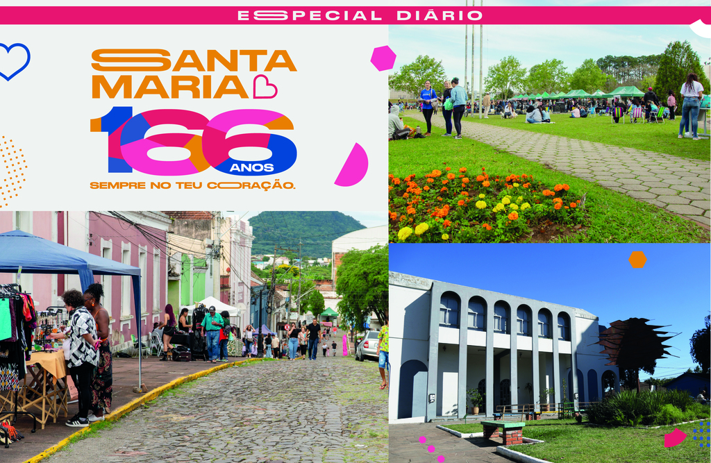 Caderno Especial Aniversário de Santa Maria: saiba como participar e celebrar as memórias do Coração do RS