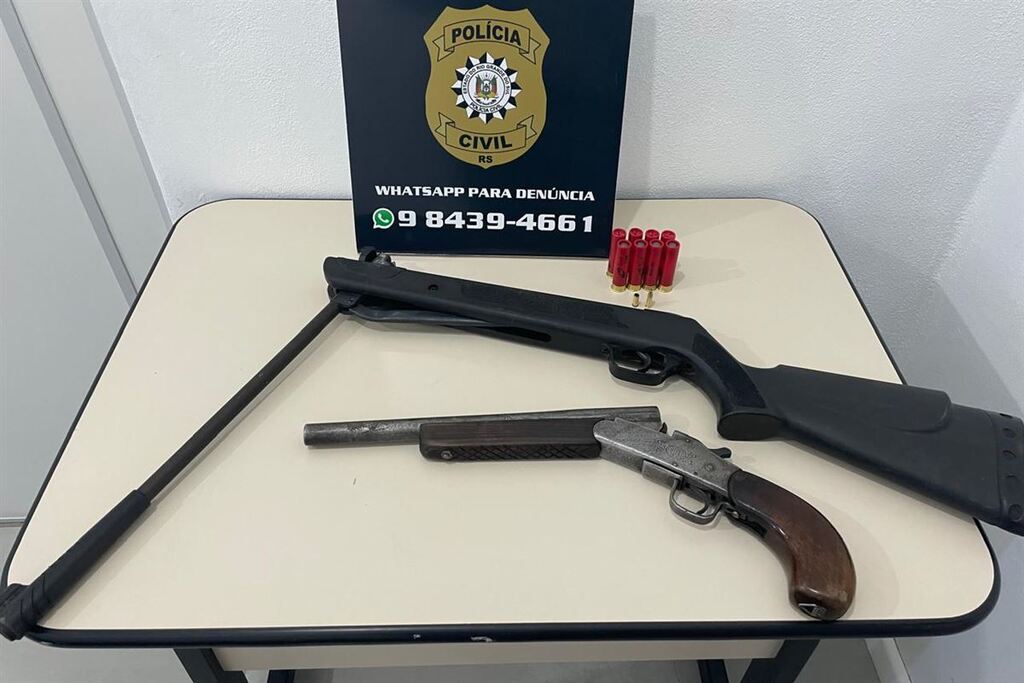 Homem é detido por posse ilegal de arma em cidade da região