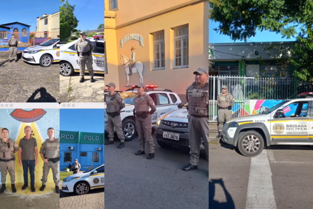 Brigada Militar realiza Operação Escola Segura em diversas instituições de ensino de Santa Maria
