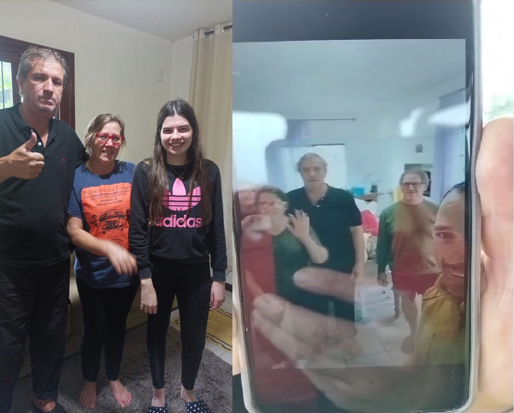 título imagem “Se não fosse eles resgatarem, não sei o que seria da minha familia”, diz parente de moradores ilhados em distrito de Santa Maria