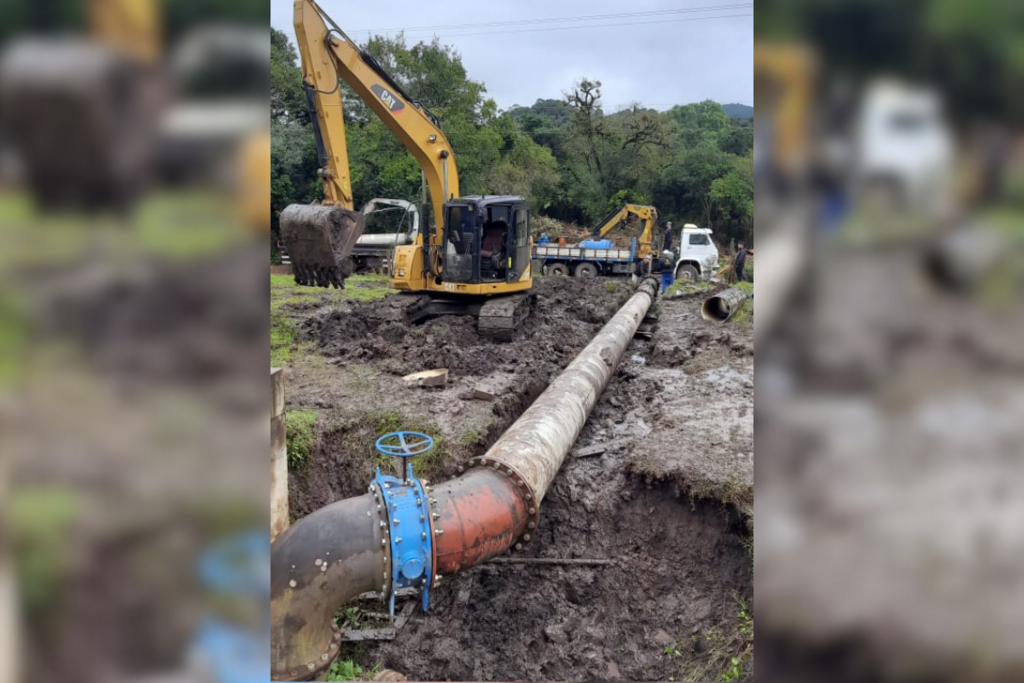 Corsan estima restabelecer 80% do abastecimento de água até o fim do dia em Santa Maria