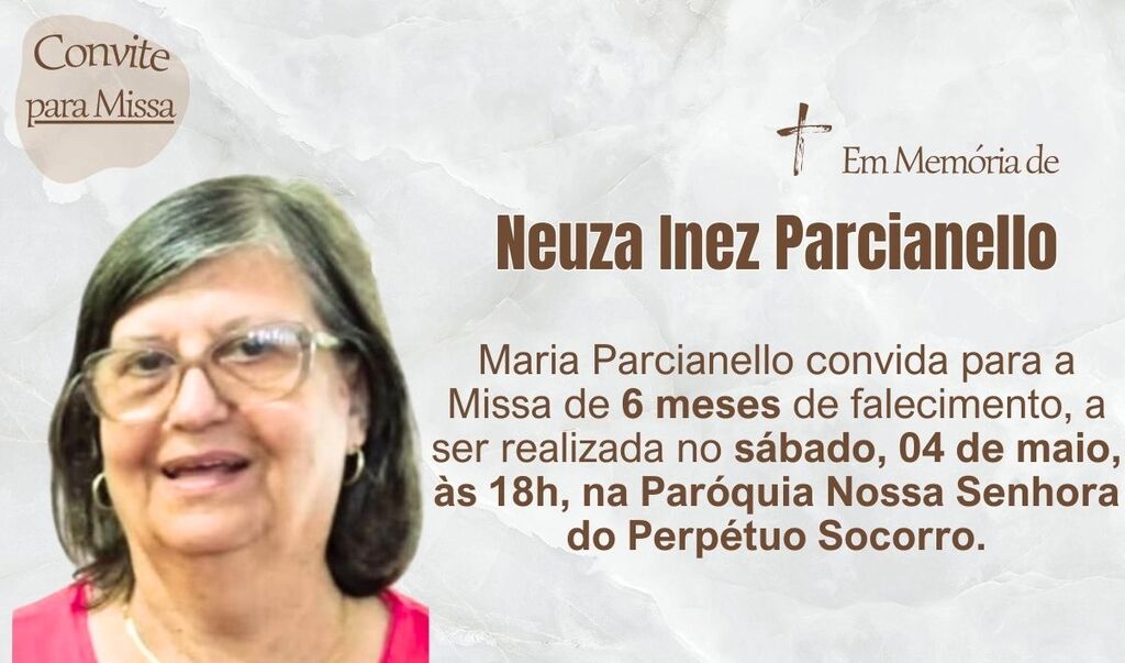 Em memória de Neuza Inez Parcianello
