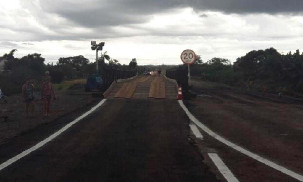 RSC-287 deve ganhar ponte móvel do Exército no local onde estrutura desabou