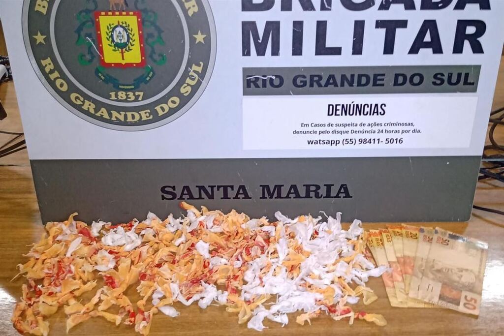 Foto: Brigada Militar - Prisão ocorreu na noite de quarta-feira (8), no Bairro Juscelino Kubitscheck