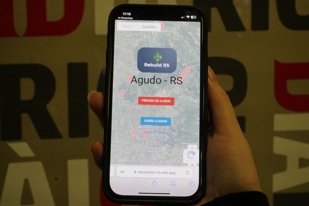 Aplicativo desenvolvido por engenheiro de Agudo mapeia pedidos de socorro no RS; saiba como ajudar