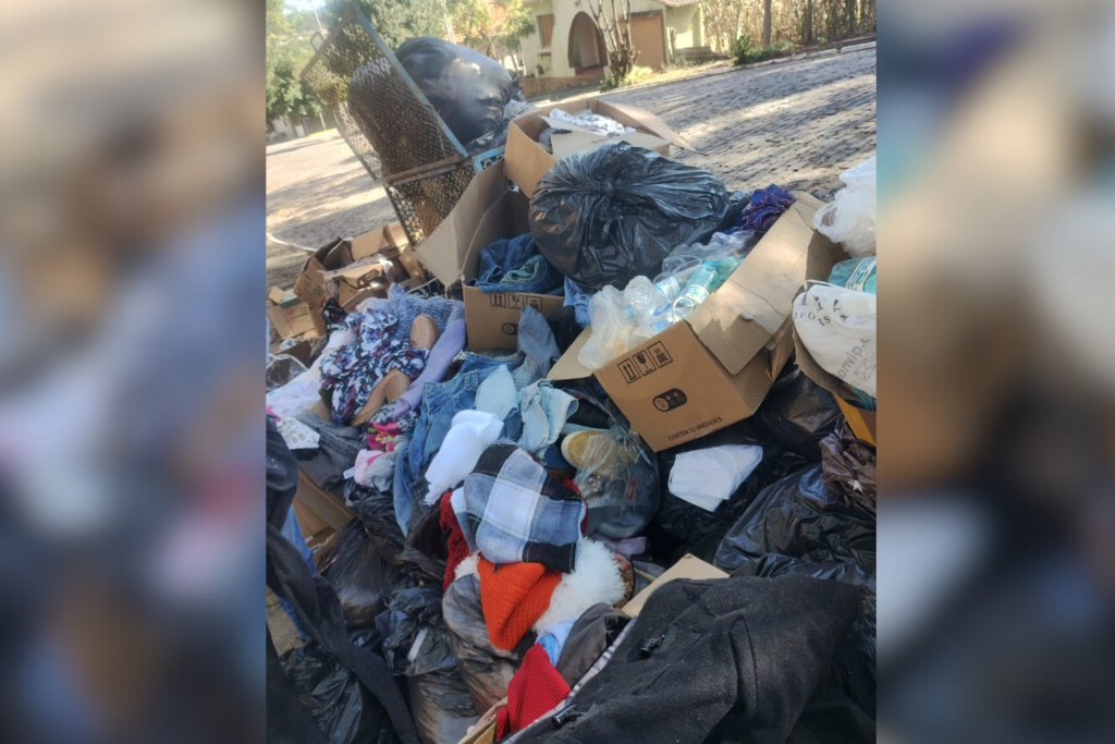 título imagem Prefeitura de Dona Francisca esclarece imagens de doações descartadas divulgadas em redes sociais