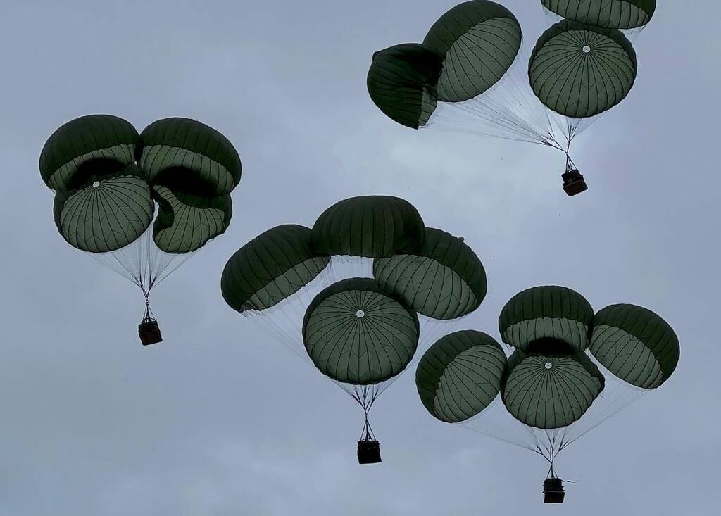 título imagem Mantimentos chegam pelo ar na região da Quarta Colônia