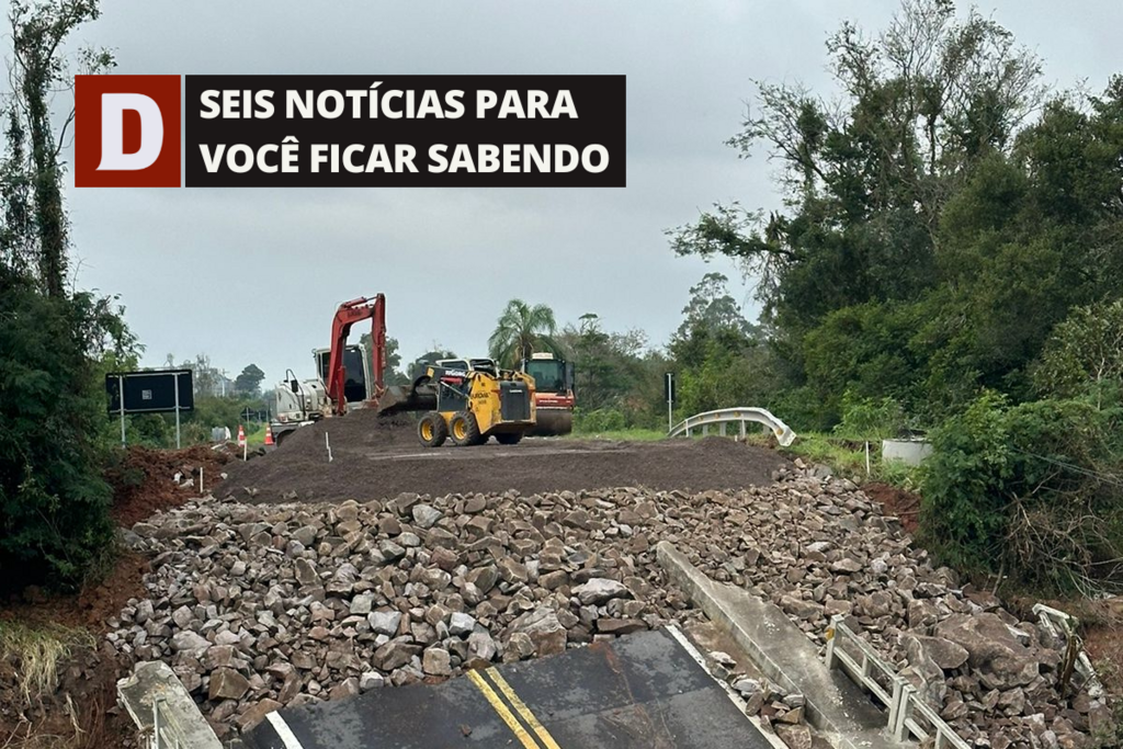 título imagem Ponte móvel em trecho da RSC-287 em Santa Maria deve começar a ser montada nesta segunda e outras 5 notícias