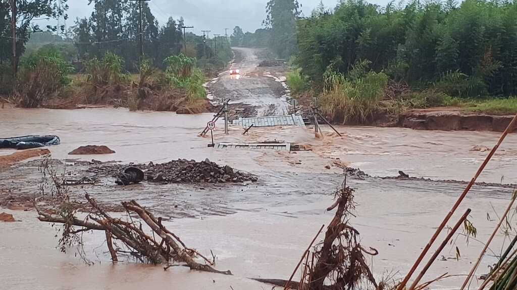 Foto: Divulgação - O trecho, no interior de Faxinal do Soturno, está localizado entre as comunidades de Santos Anjos e Sítio dos Melos.