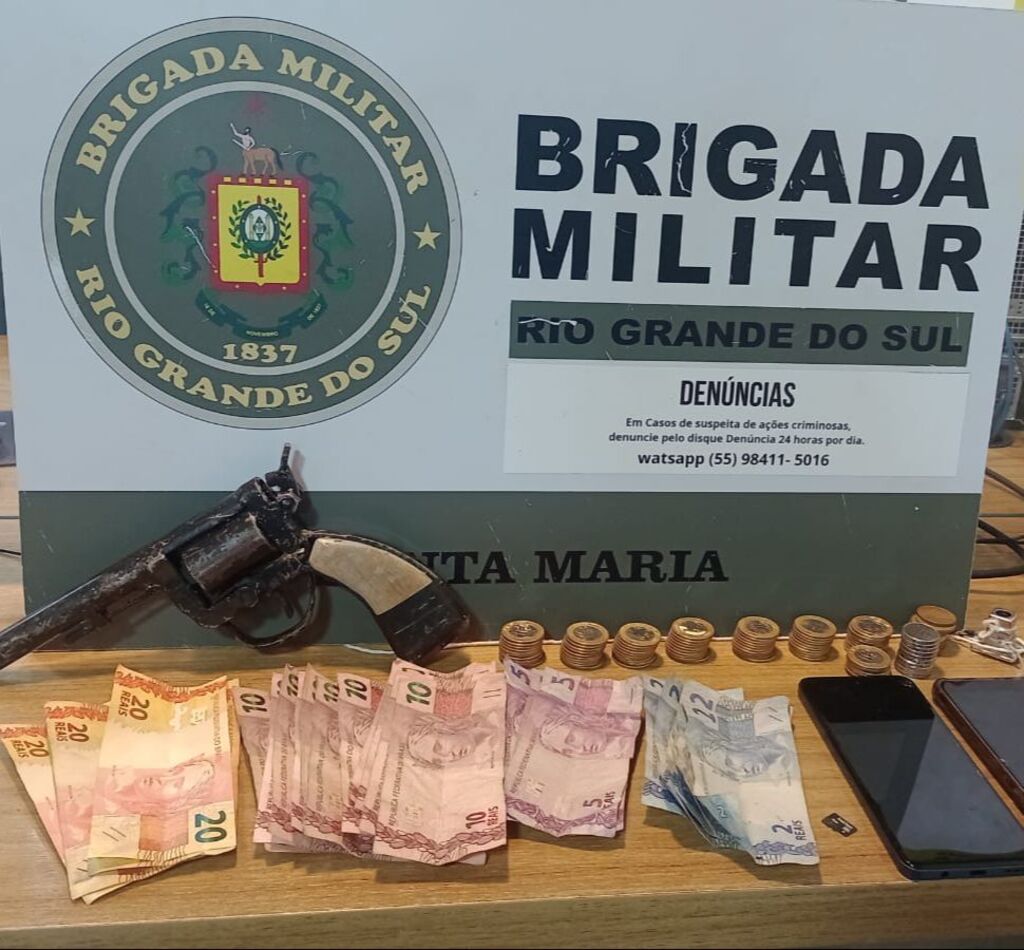 título imagem Homem é ferido e preso após cometer roubo e tentar assaltar policiais em Santa Maria