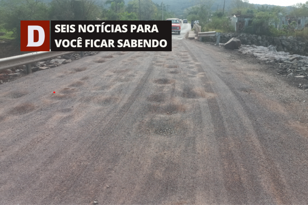 título imagem Estrada de Arroio Grande terá bloqueio total a partir desta quarta-feira e outras 5 notícias