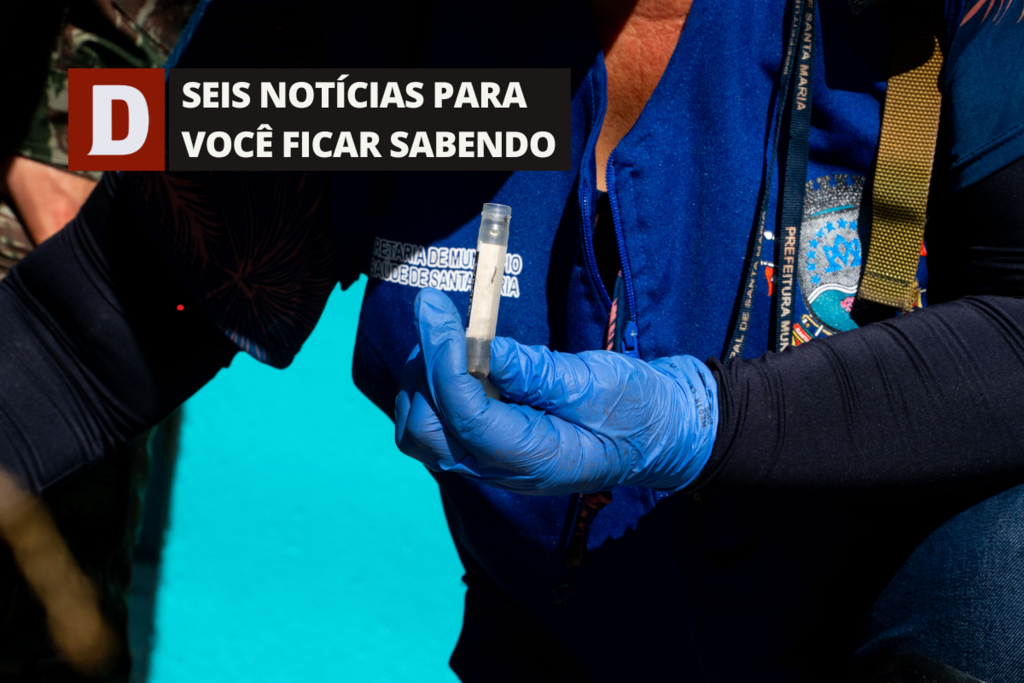 título imagem Número de óbitos por dengue sobe para sete em Santa Maria e outras 5 notícias