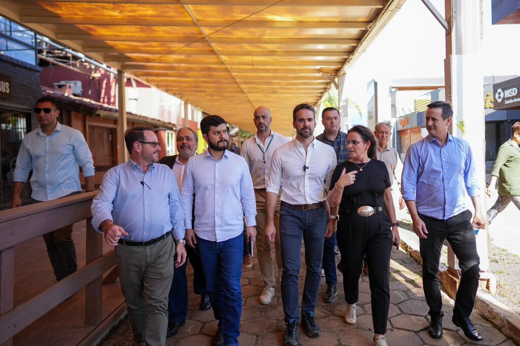 Foto: Secom RS/ Divulgação - Confirmação ocorreu em visita pelo Parque de Exposições Assis Brasil, local que recebe tradicionalmente o evento.