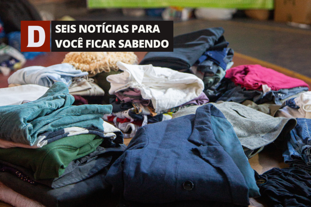 Saiba quais locais já recebem doações para a Campanha do Agasalho 2024 em Santa Maria e outras 5 notícias