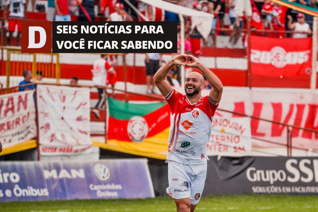 Inter-SM vence o Lajeadense e outras 5 notícias