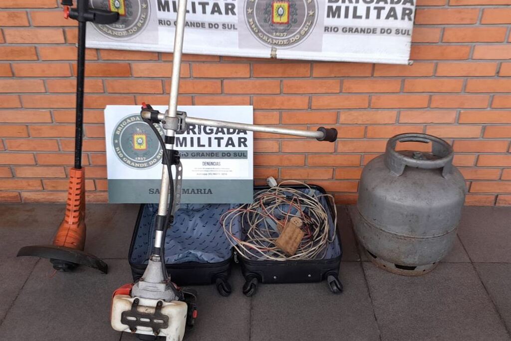 Jovem é preso pela Brigada Militar após furtar propriedade rural em Santa Maria