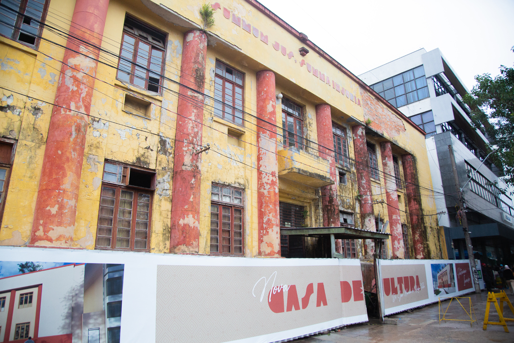 Prédio da Casa de Cultura será revitalizado após 10 anos sem funcionar