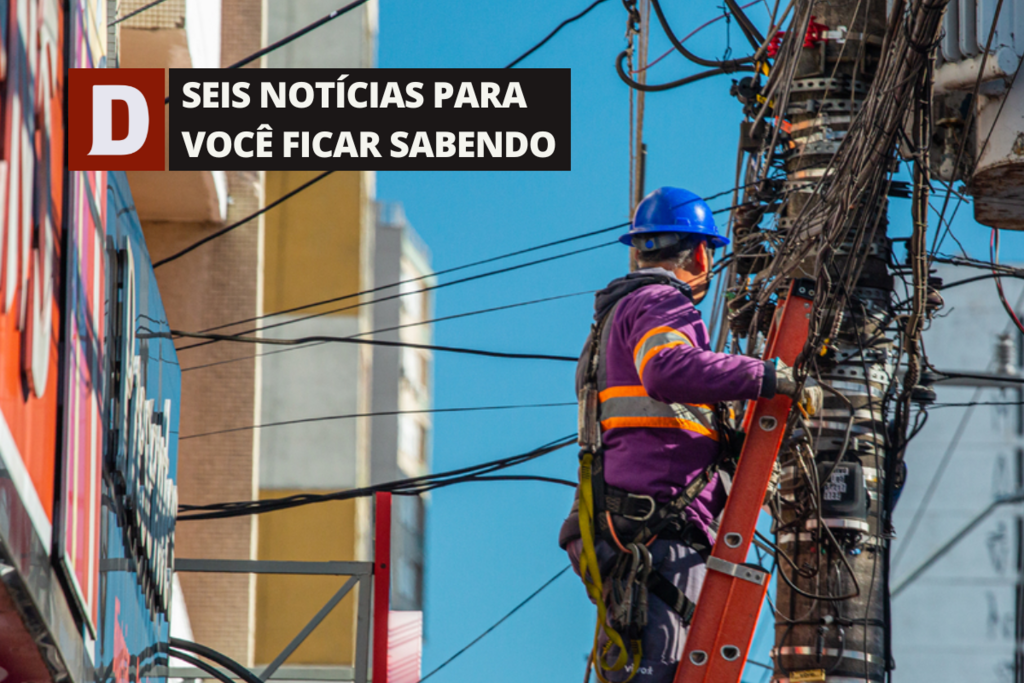 Mutirão para retirada de fios em desuso será retomado nesta terça e outras 5 notícias