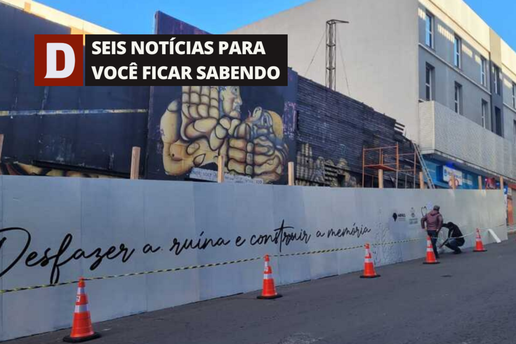  Obras do Memorial da Kiss começam nesta quarta e outras 5 notícias