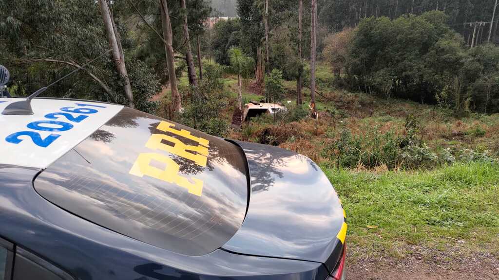 Motorista é preso por embriaguez ao volante após sofrer acidente na BR-287, em Santiago Motorista é preso por embriaguez ao volante após sofrer acidente na BR-287, em Santiago