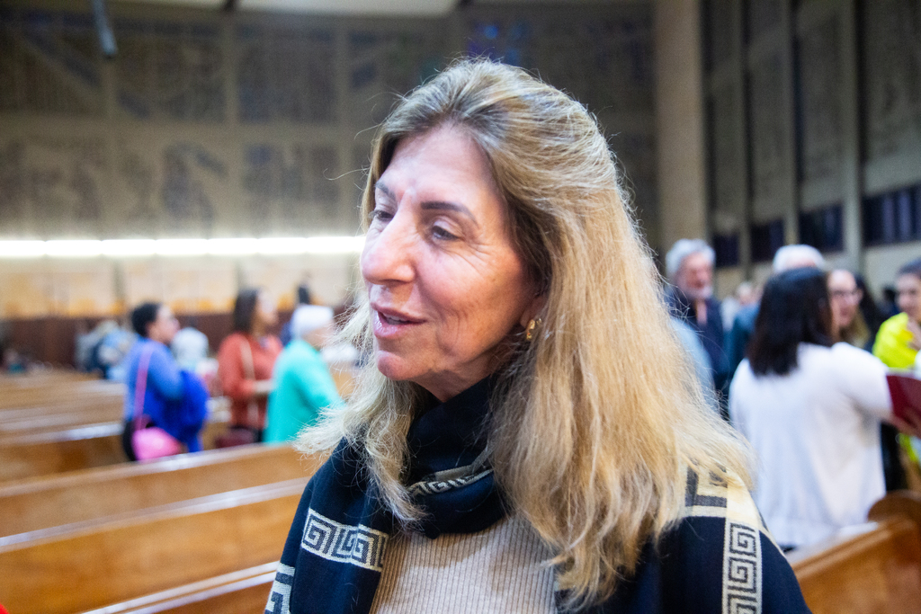 Galeria de imagens: Nilse foi uma das pessoas que esteve na Basílica