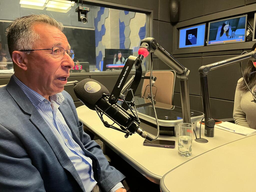 Foto: Vitor Zuccolo (Diário) - O candidato esteve ao vivo no Grupo Diário nesta segunda-feira (7).