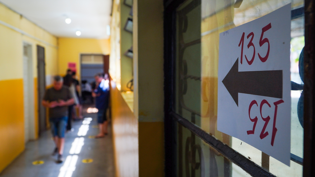Foto: Vinícius Machado (Diário) - Em Santa Maria, mais de 57 mil pessoas não foram votar no 1° turno das eleições.