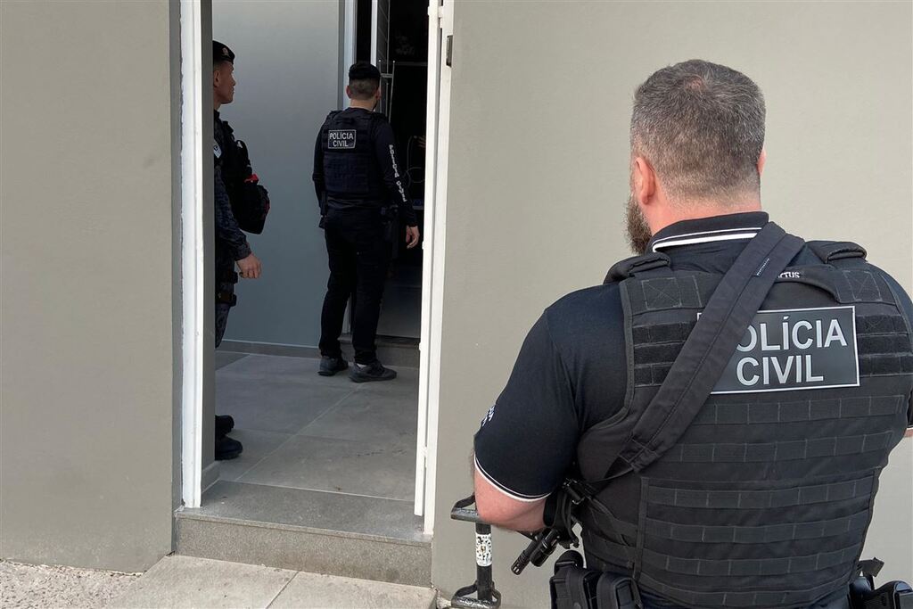 Foto: Polícia Civil - Operação foi realizada em São Sepé, Santa Maria e outras cinco cidades do RS, além de duas no Paraná