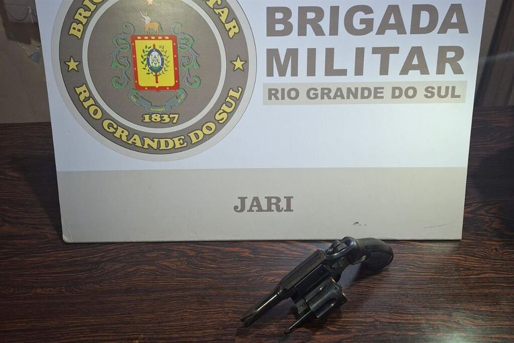 Foto: Brigada Militar - Arma utilizada no crime foi apreendida