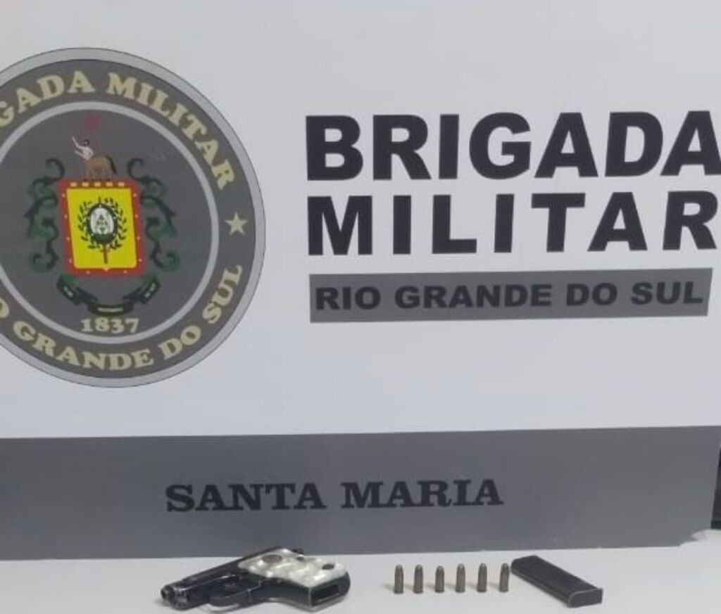 título imagem Arma de fogo é apreendida pela Brigada Militar em Santa Maria