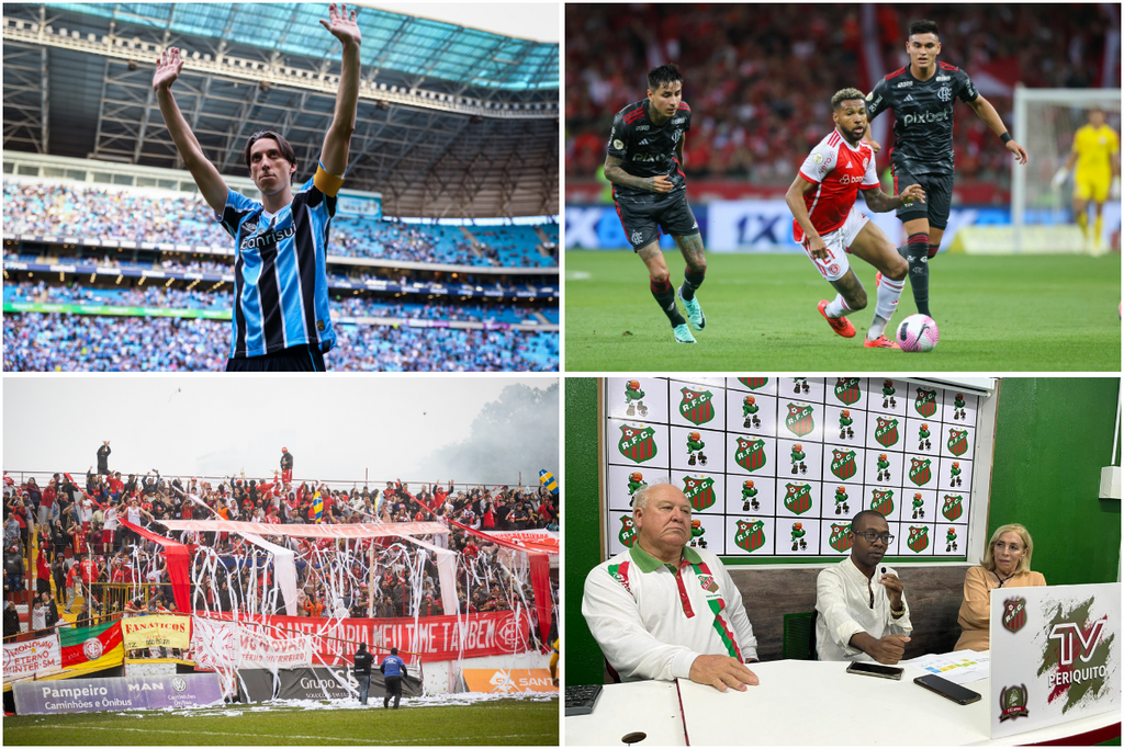 Fotos: Lucas Uebel/Grêmio, Ricardo Duarte/Inter, Luis Gustavo Santos e Patrício de Freitas - 