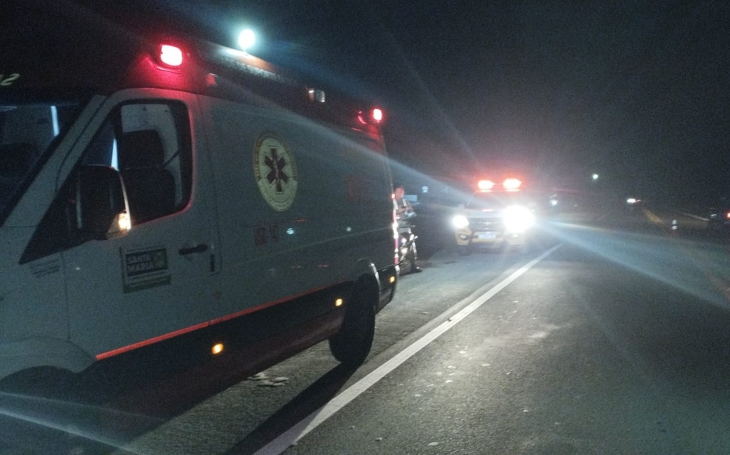 título imagem Motociclista fica ferido após colisão com cavalo na RSC-287, em Santa Maria