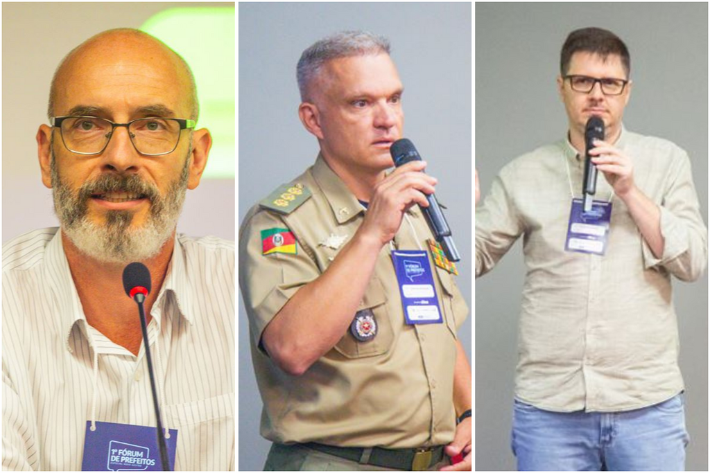  - Foto: Luciano Schuch (esquerda), Cleberson Bastianello (centro), Ramiro Guimarães (direita)