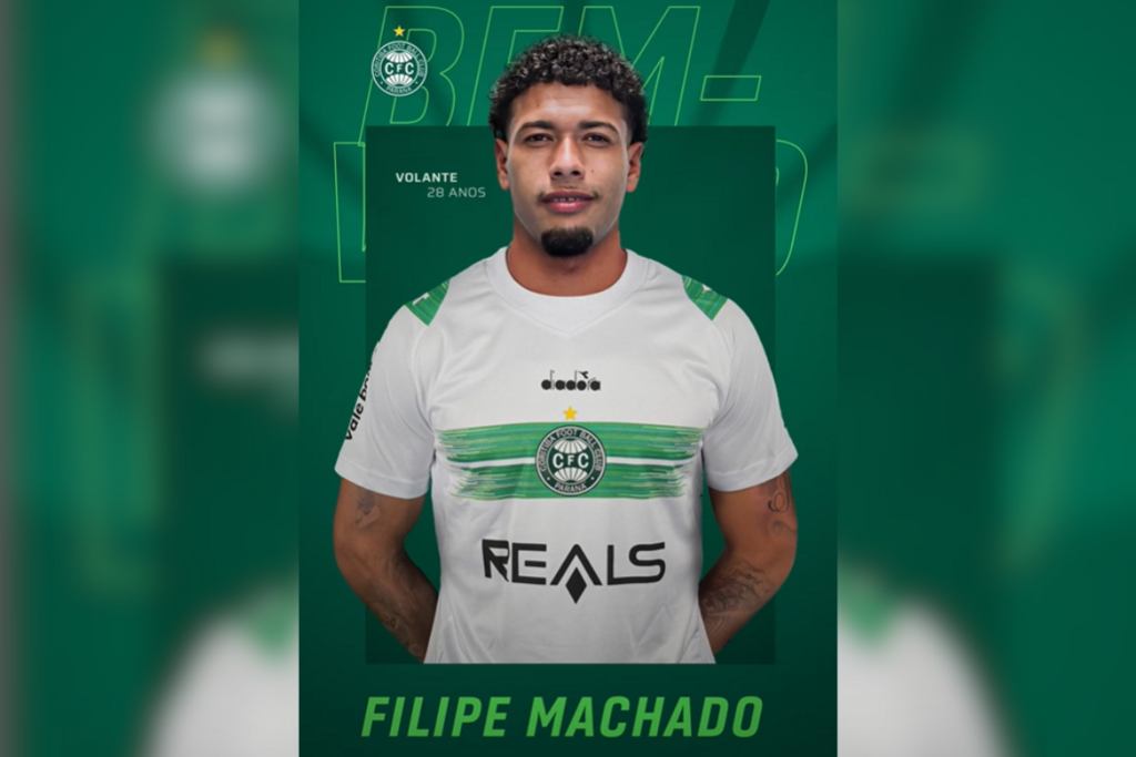 título imagem Santa-mariense Filipe Machado é anunciado pelo Coritiba