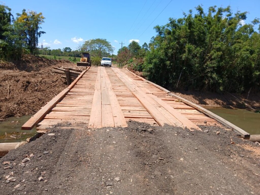 título imagem Ponte da Invernadinha é liberada para trafegabilidade após reconstrução, em Arroio Grande