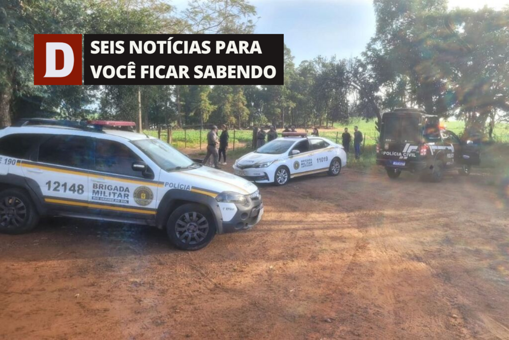 título imagem Mulher é encontrada morta com marcas de tiros e Santa Maria registra sete homicídios em 2025 e outras 5 notícias
