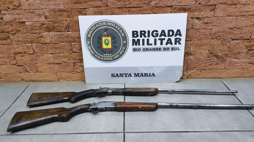 Brigada Militar apreende arma de fogo após abordagem veicular em Santa Maria