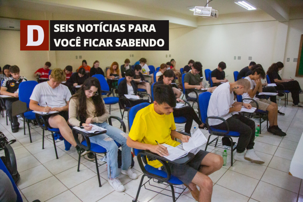 UFSM divulga ponto de corte de cada curso do Vestibular 2025 e outras 5 notícias