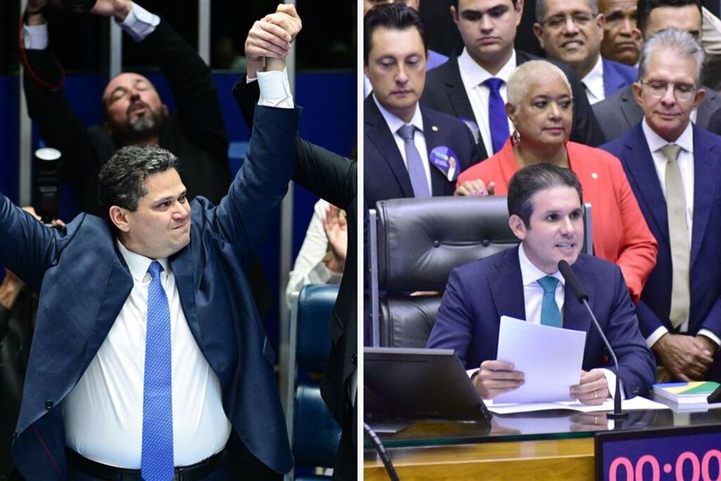 título imagem Motta e Alcolumbre confirmam favoritismo para presidência da Câmara e Senado