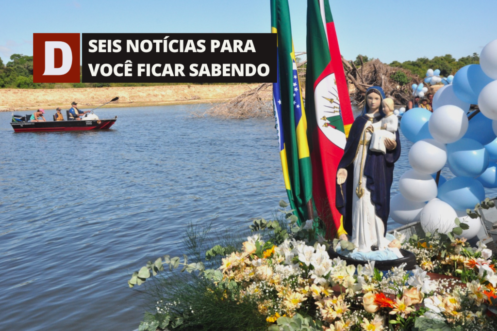 Balneário das Tunas é palco de celebração para Nossa Senhora dos Navegantes e outras 5 notícias