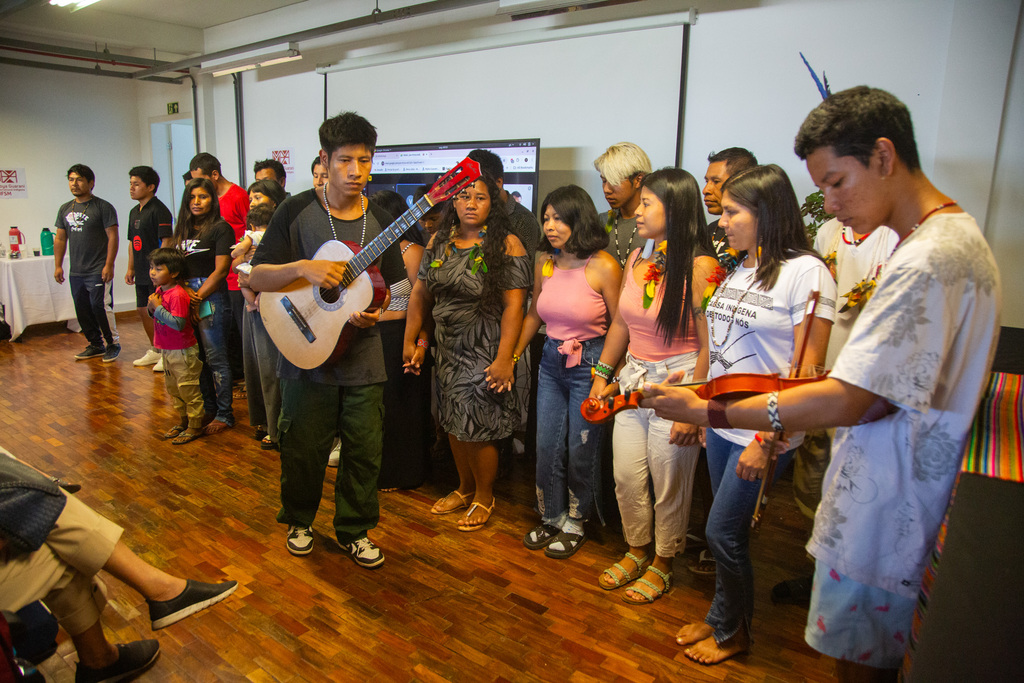 título imagem UFSM é pioneira com graduação para formar professores indígenas Guarani Mbya no Estado; as inscrições seguem abertas