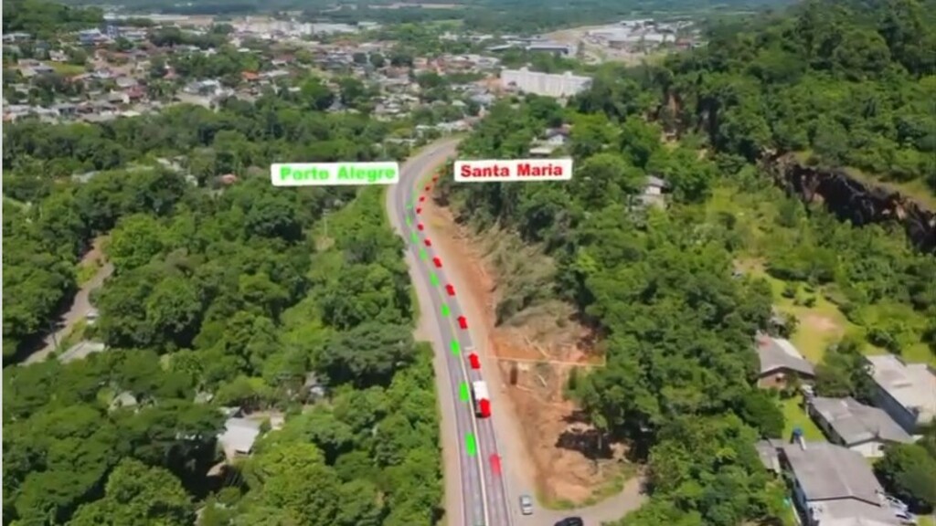 Trânsito na RSC-287 passará a ter desvio com velocidade reduzida para duplicação da rodovia; veja detalhes